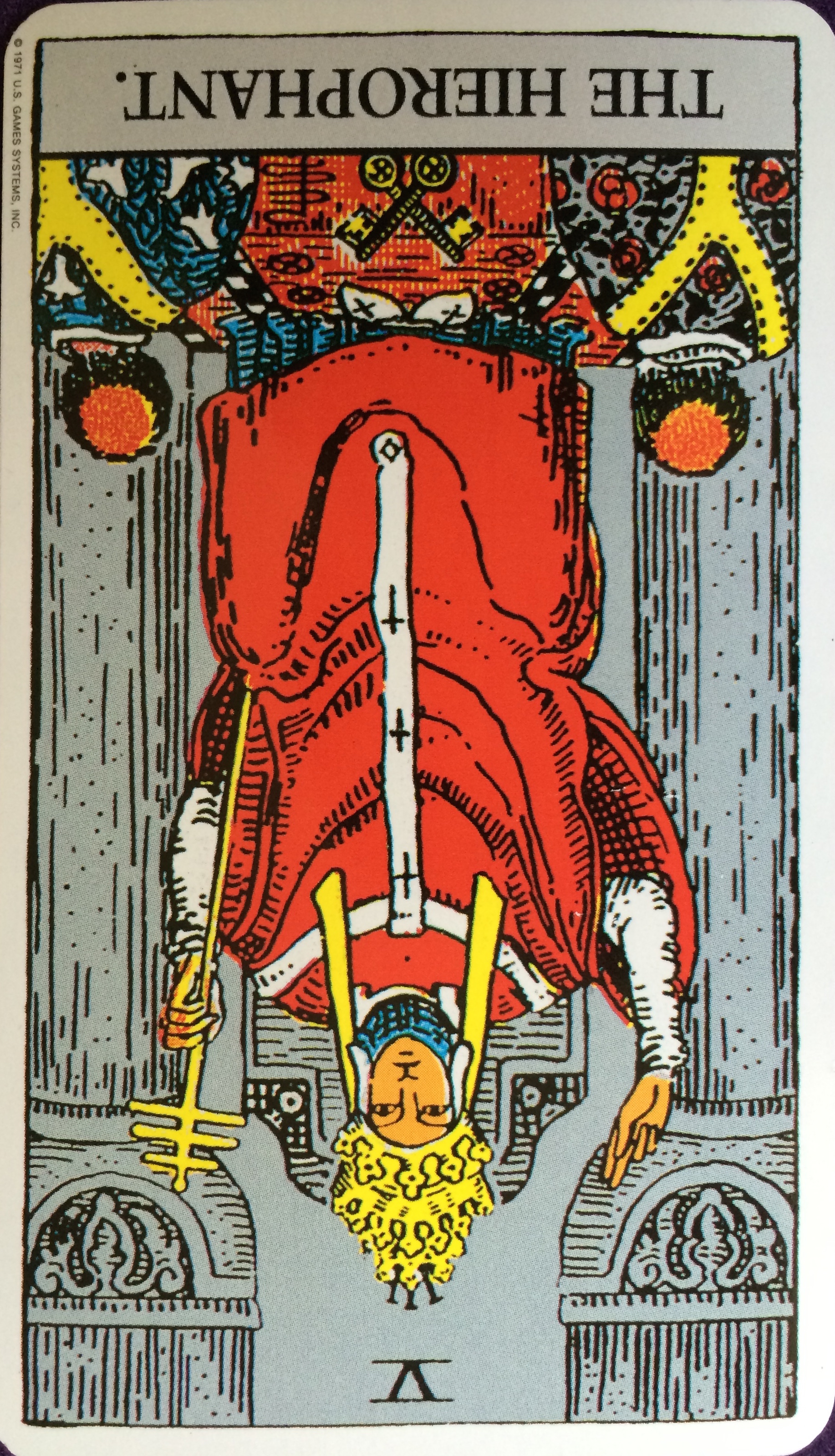 タロット解説 「5 THE HIEROPHANT 法王 逆位置」 茅ヶ崎 辻堂